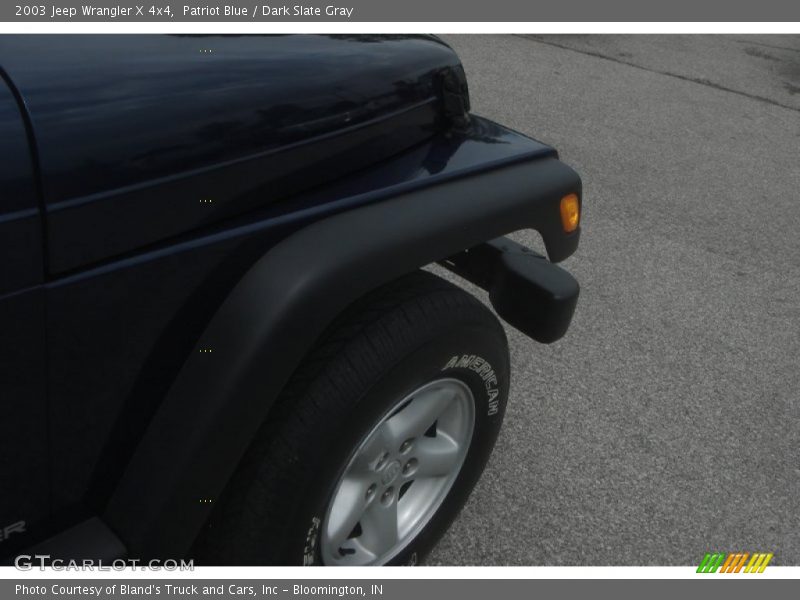 Patriot Blue / Dark Slate Gray 2003 Jeep Wrangler X 4x4