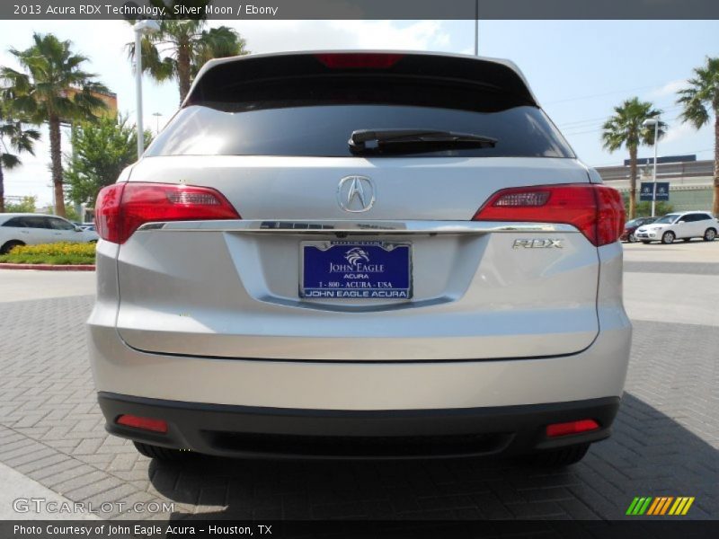 Silver Moon / Ebony 2013 Acura RDX Technology