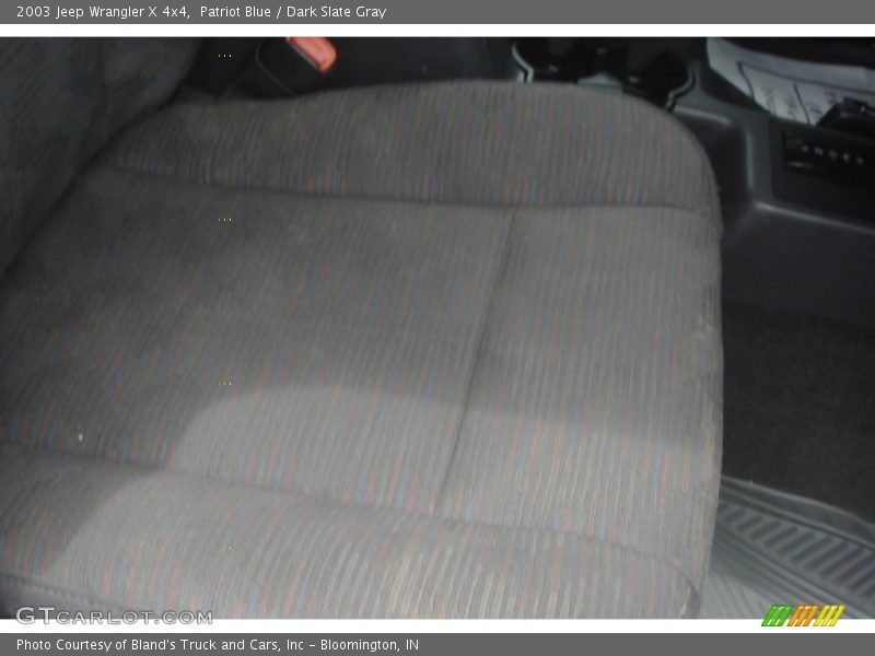 Patriot Blue / Dark Slate Gray 2003 Jeep Wrangler X 4x4