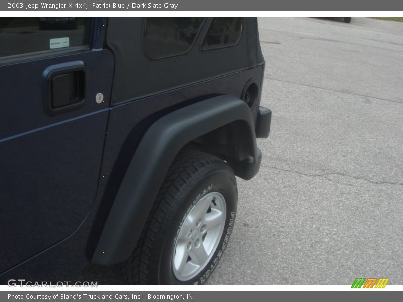 Patriot Blue / Dark Slate Gray 2003 Jeep Wrangler X 4x4