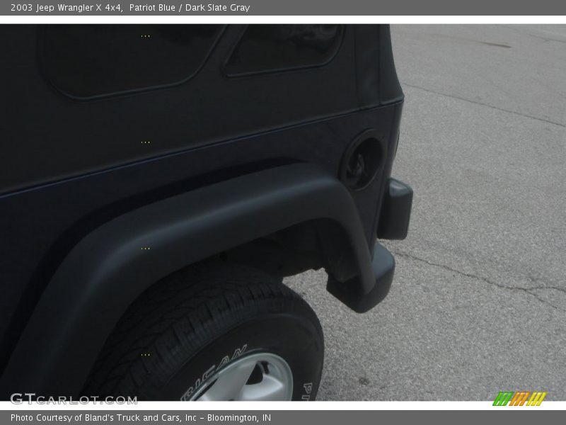 Patriot Blue / Dark Slate Gray 2003 Jeep Wrangler X 4x4