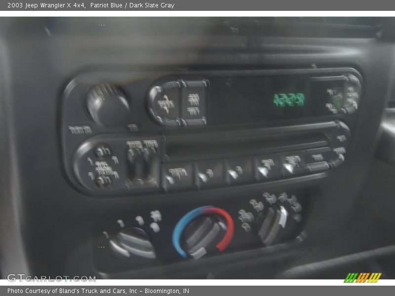 Patriot Blue / Dark Slate Gray 2003 Jeep Wrangler X 4x4