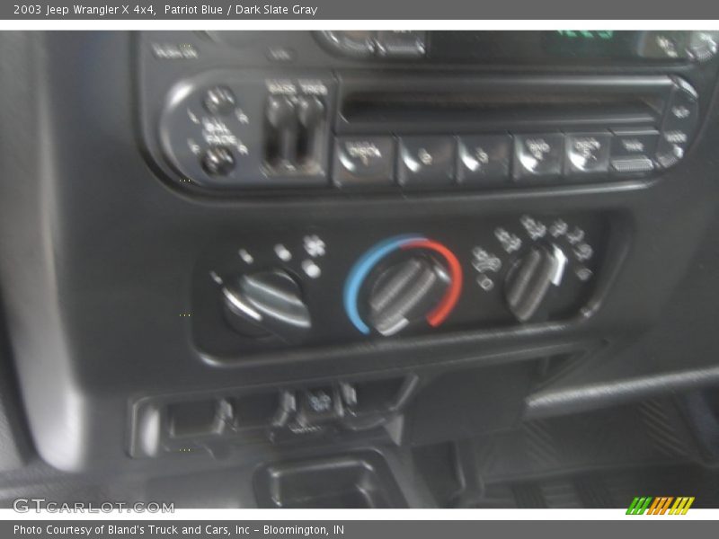 Patriot Blue / Dark Slate Gray 2003 Jeep Wrangler X 4x4