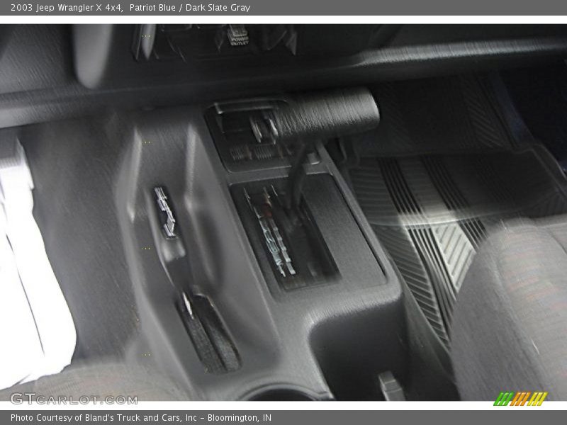 Patriot Blue / Dark Slate Gray 2003 Jeep Wrangler X 4x4