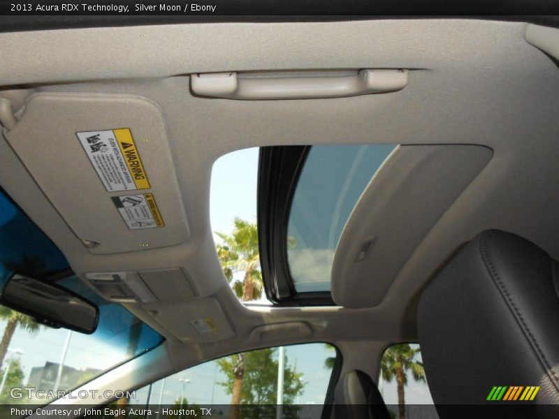 Silver Moon / Ebony 2013 Acura RDX Technology