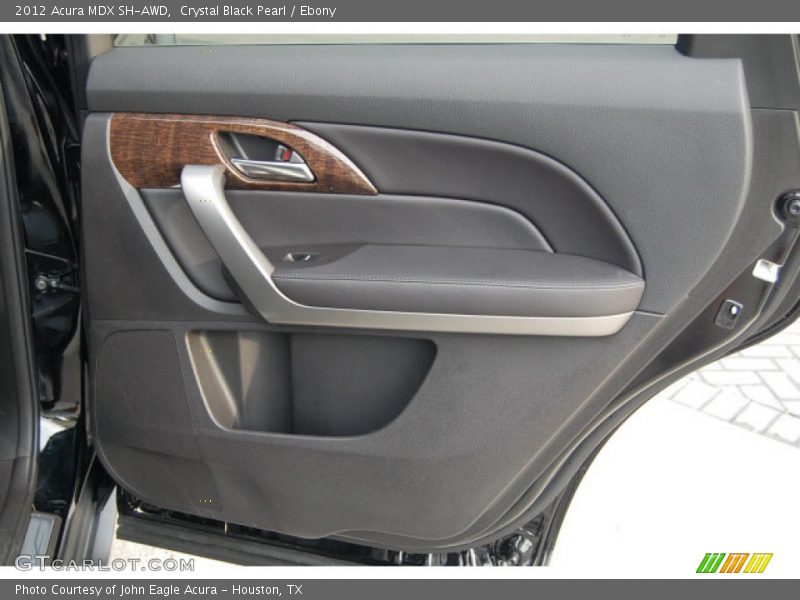 Crystal Black Pearl / Ebony 2012 Acura MDX SH-AWD