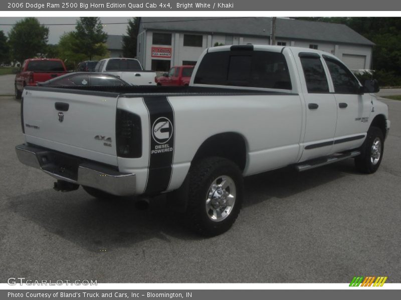 Bright White / Khaki 2006 Dodge Ram 2500 Big Horn Edition Quad Cab 4x4