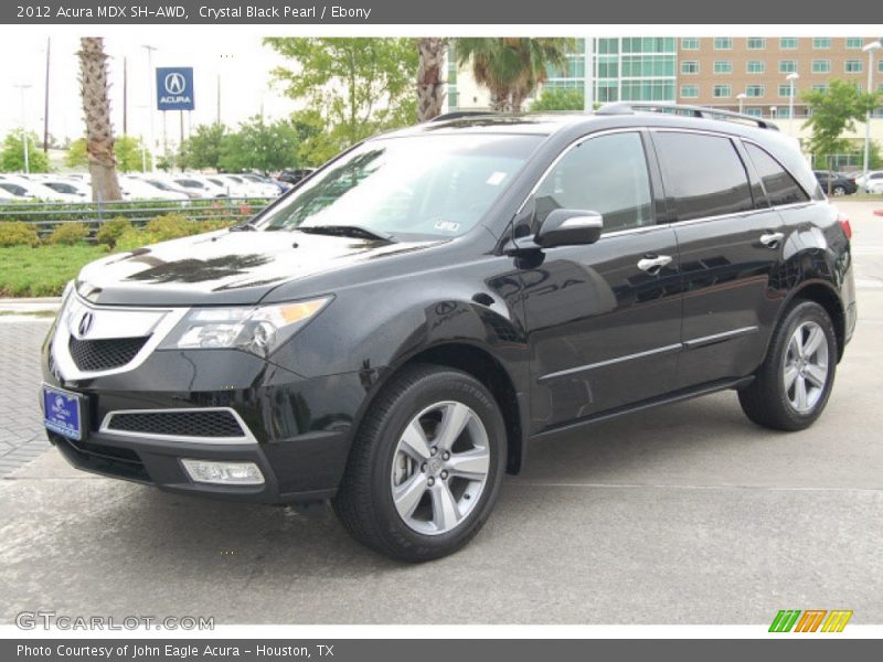 Crystal Black Pearl / Ebony 2012 Acura MDX SH-AWD