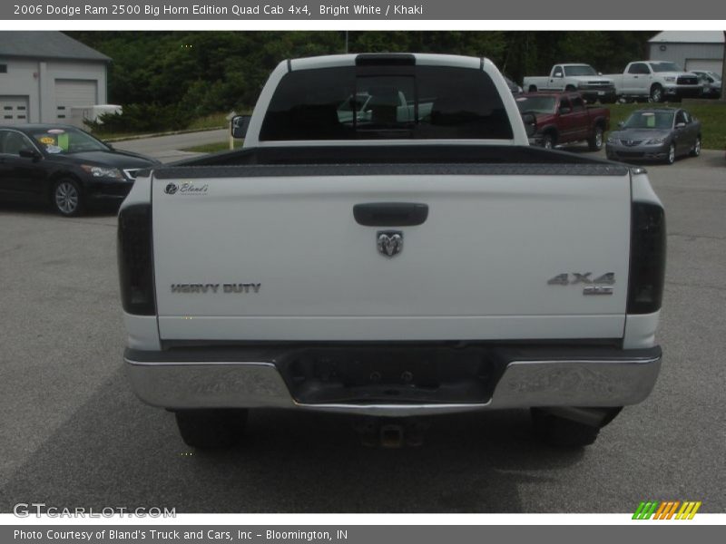 Bright White / Khaki 2006 Dodge Ram 2500 Big Horn Edition Quad Cab 4x4