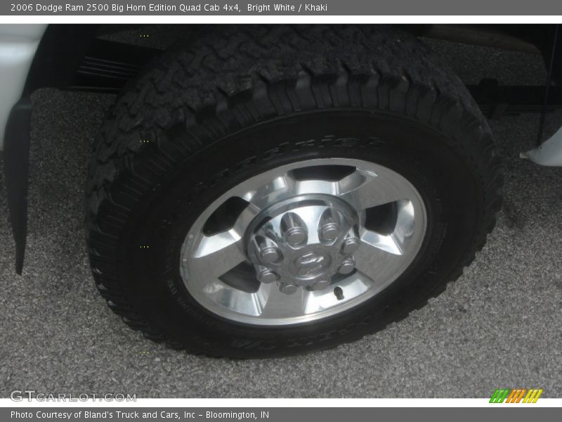 Bright White / Khaki 2006 Dodge Ram 2500 Big Horn Edition Quad Cab 4x4