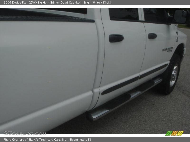 Bright White / Khaki 2006 Dodge Ram 2500 Big Horn Edition Quad Cab 4x4