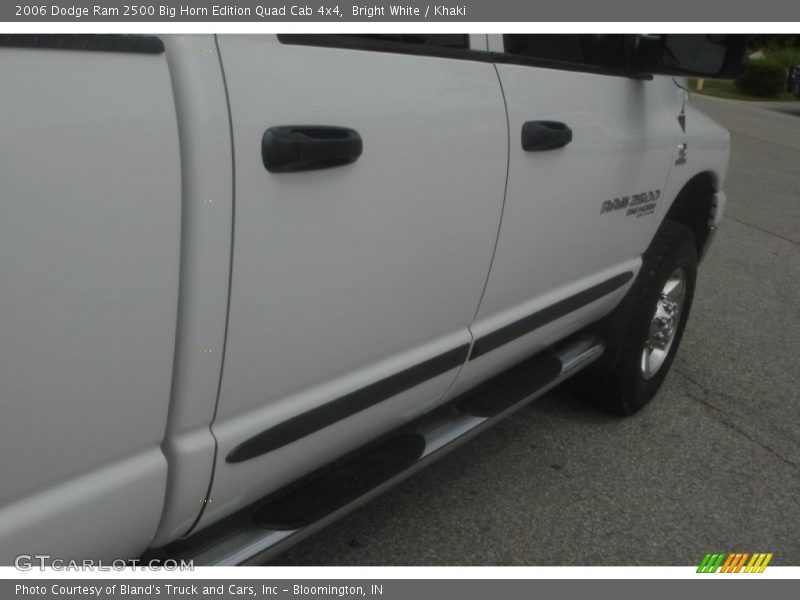 Bright White / Khaki 2006 Dodge Ram 2500 Big Horn Edition Quad Cab 4x4