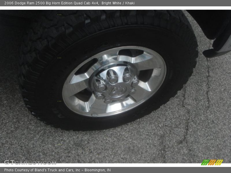 Bright White / Khaki 2006 Dodge Ram 2500 Big Horn Edition Quad Cab 4x4