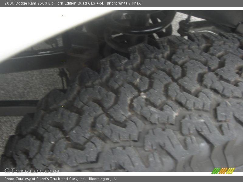 Bright White / Khaki 2006 Dodge Ram 2500 Big Horn Edition Quad Cab 4x4