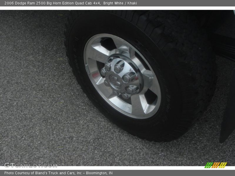 Bright White / Khaki 2006 Dodge Ram 2500 Big Horn Edition Quad Cab 4x4