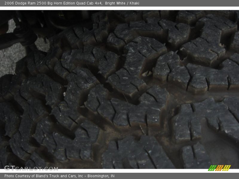 Bright White / Khaki 2006 Dodge Ram 2500 Big Horn Edition Quad Cab 4x4