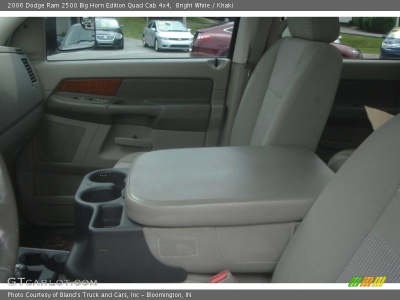 Bright White / Khaki 2006 Dodge Ram 2500 Big Horn Edition Quad Cab 4x4