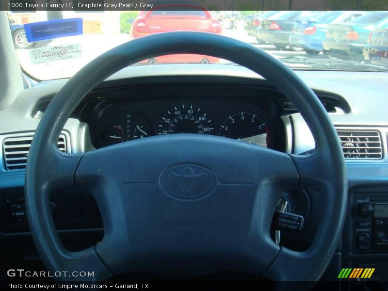 Graphite Gray Pearl / Gray 2000 Toyota Camry LE