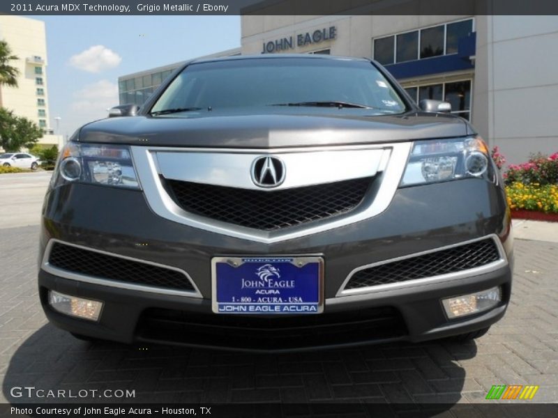 Grigio Metallic / Ebony 2011 Acura MDX Technology