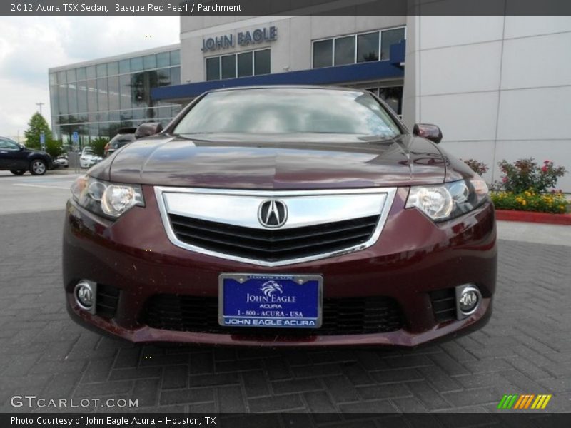 Basque Red Pearl / Parchment 2012 Acura TSX Sedan