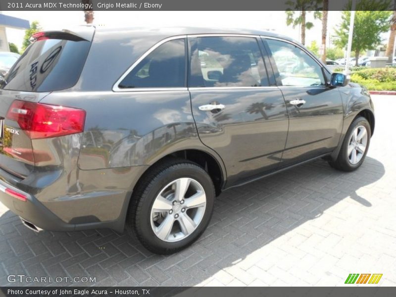 Grigio Metallic / Ebony 2011 Acura MDX Technology