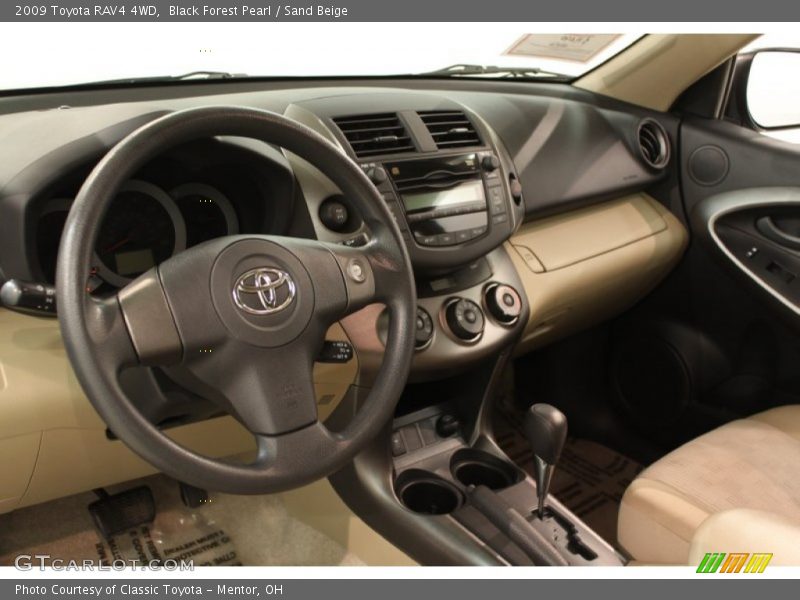 Black Forest Pearl / Sand Beige 2009 Toyota RAV4 4WD