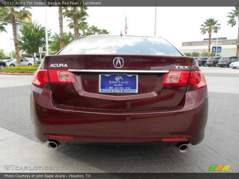 Basque Red Pearl / Parchment 2012 Acura TSX Sedan