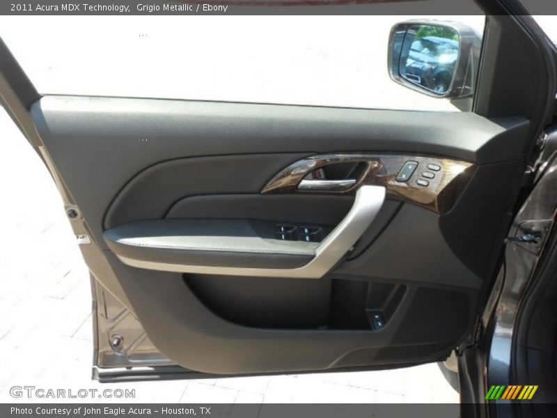 Grigio Metallic / Ebony 2011 Acura MDX Technology