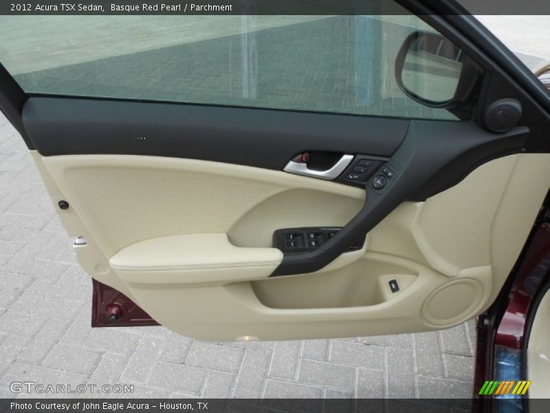 Basque Red Pearl / Parchment 2012 Acura TSX Sedan