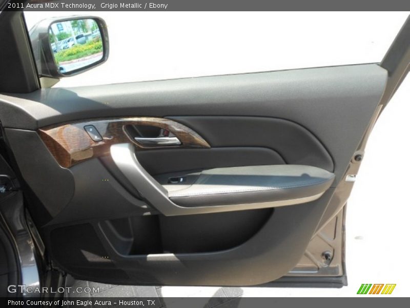 Grigio Metallic / Ebony 2011 Acura MDX Technology