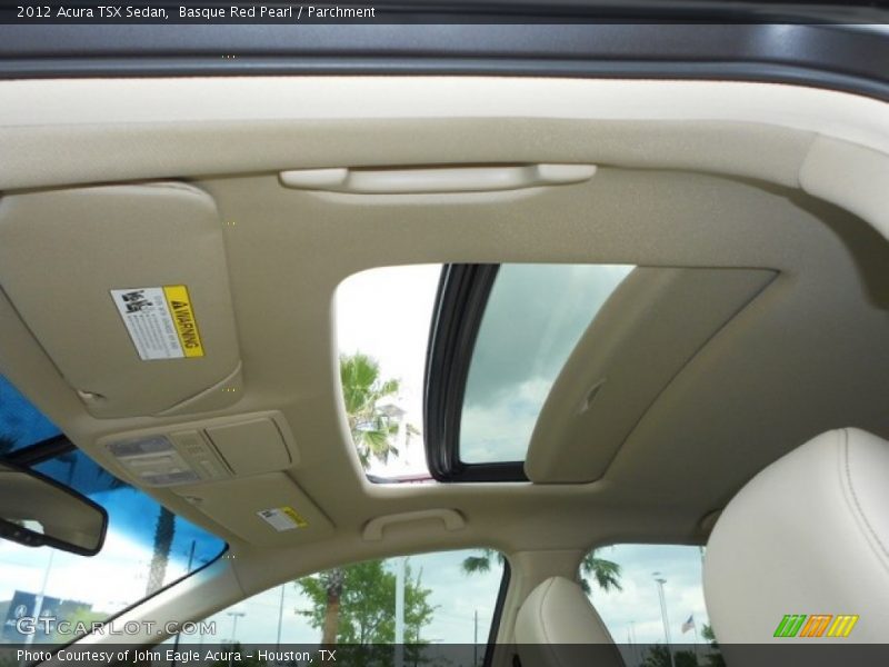 Basque Red Pearl / Parchment 2012 Acura TSX Sedan