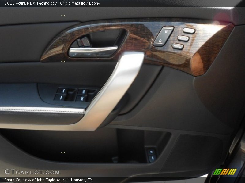 Grigio Metallic / Ebony 2011 Acura MDX Technology