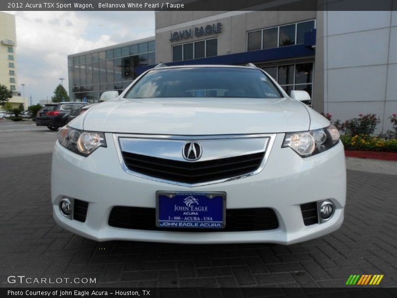 Bellanova White Pearl / Taupe 2012 Acura TSX Sport Wagon