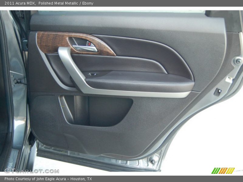 Polished Metal Metallic / Ebony 2011 Acura MDX