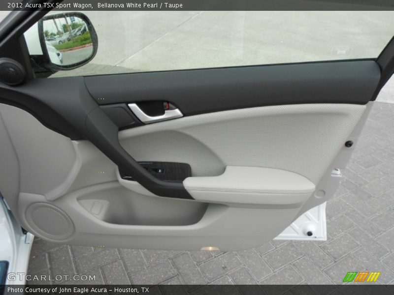 Bellanova White Pearl / Taupe 2012 Acura TSX Sport Wagon