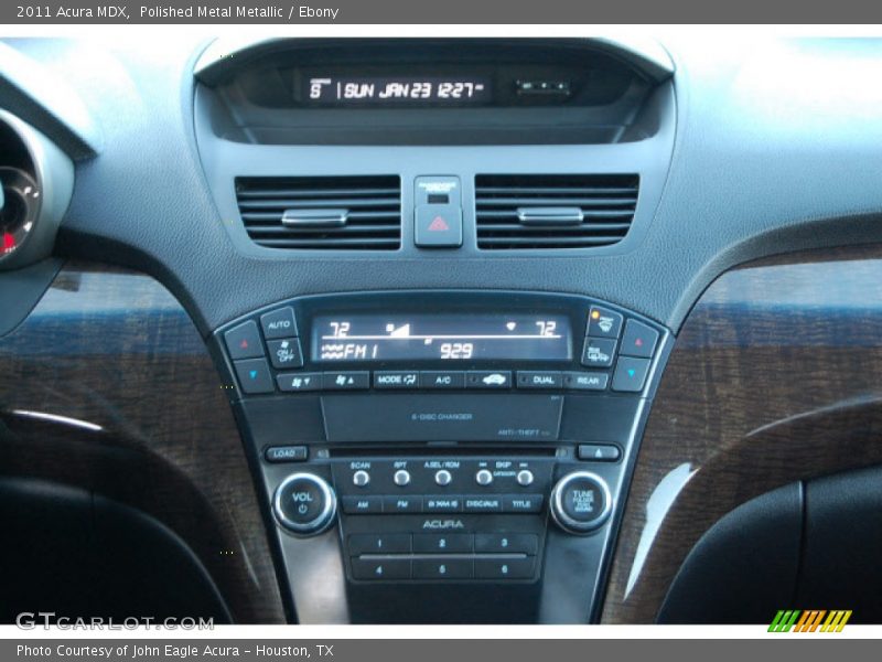 Polished Metal Metallic / Ebony 2011 Acura MDX