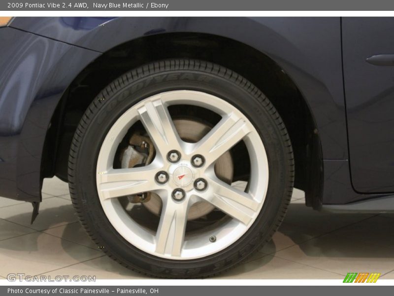 Navy Blue Metallic / Ebony 2009 Pontiac Vibe 2.4 AWD