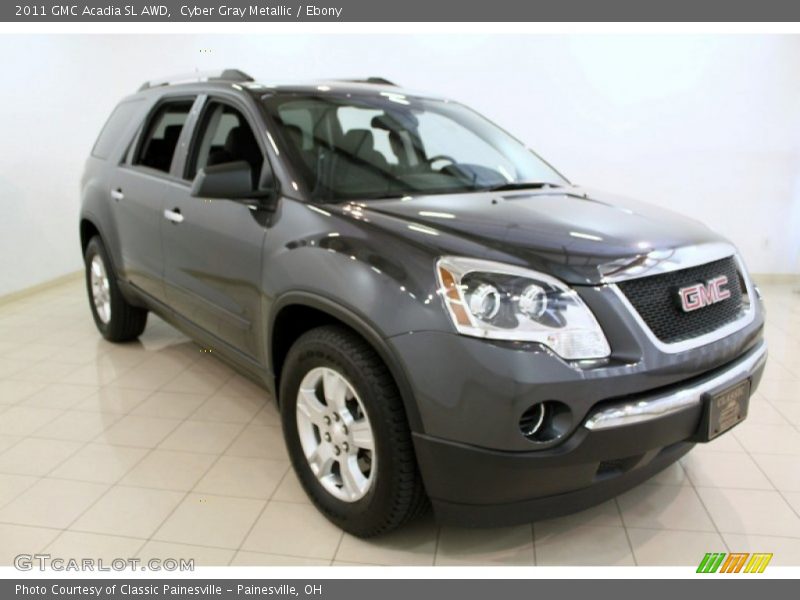 Cyber Gray Metallic / Ebony 2011 GMC Acadia SL AWD