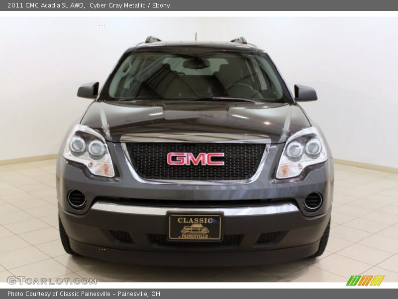 Cyber Gray Metallic / Ebony 2011 GMC Acadia SL AWD