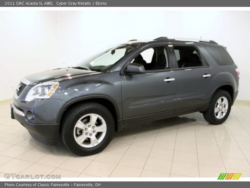 Cyber Gray Metallic / Ebony 2011 GMC Acadia SL AWD