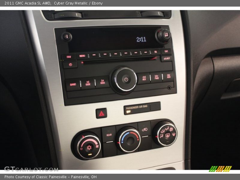 Cyber Gray Metallic / Ebony 2011 GMC Acadia SL AWD