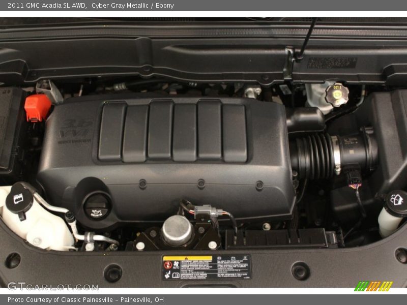 Cyber Gray Metallic / Ebony 2011 GMC Acadia SL AWD