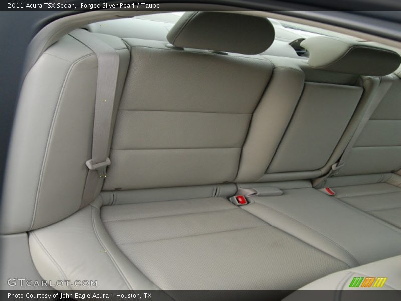 Forged Silver Pearl / Taupe 2011 Acura TSX Sedan