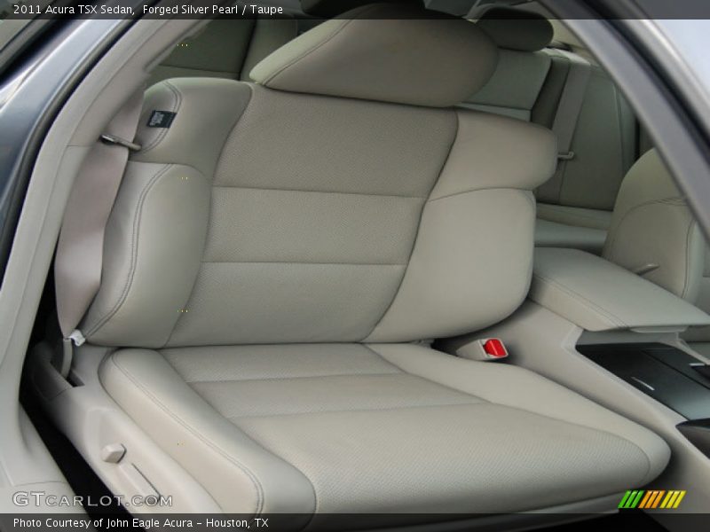 Forged Silver Pearl / Taupe 2011 Acura TSX Sedan