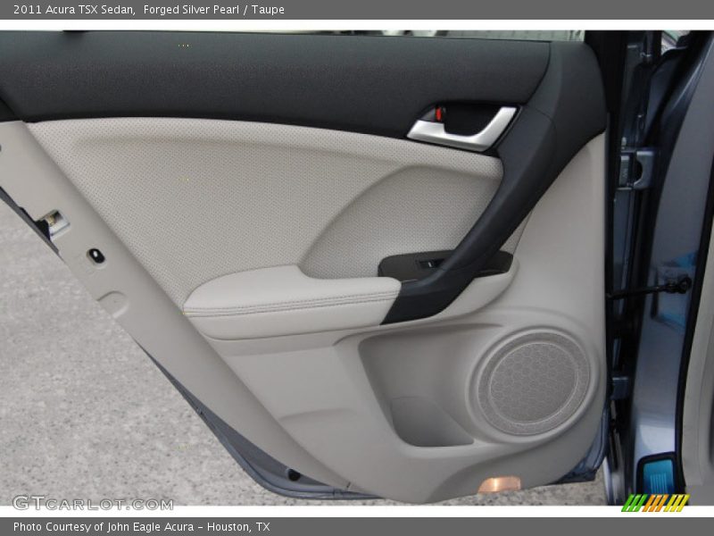 Forged Silver Pearl / Taupe 2011 Acura TSX Sedan