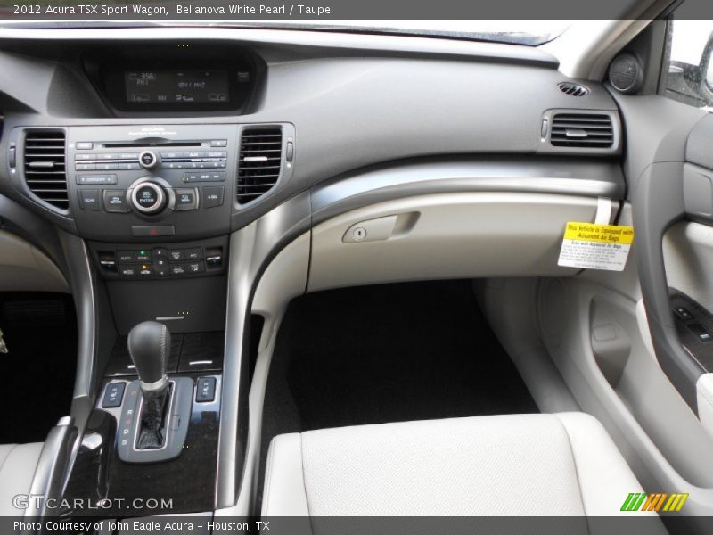 Dashboard of 2012 TSX Sport Wagon