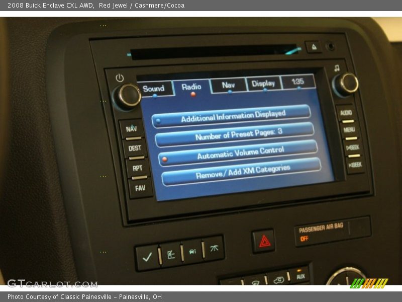 Red Jewel / Cashmere/Cocoa 2008 Buick Enclave CXL AWD
