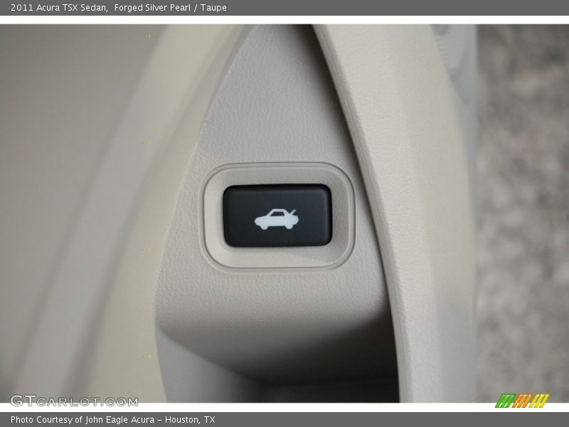 Forged Silver Pearl / Taupe 2011 Acura TSX Sedan