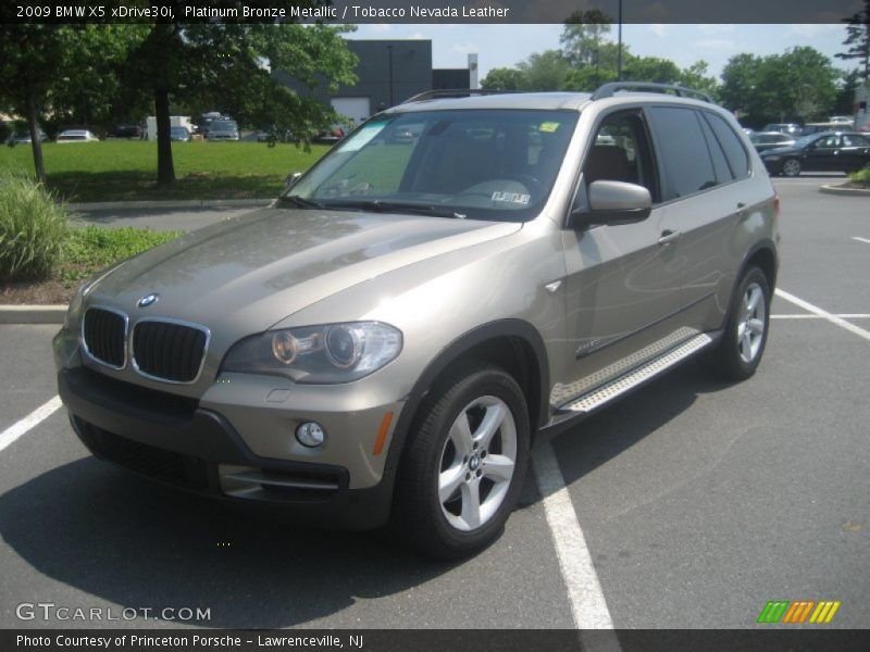 Platinum Bronze Metallic / Tobacco Nevada Leather 2009 BMW X5 xDrive30i