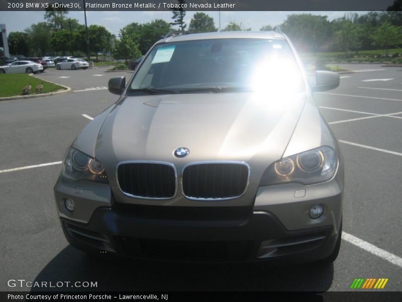 Platinum Bronze Metallic / Tobacco Nevada Leather 2009 BMW X5 xDrive30i
